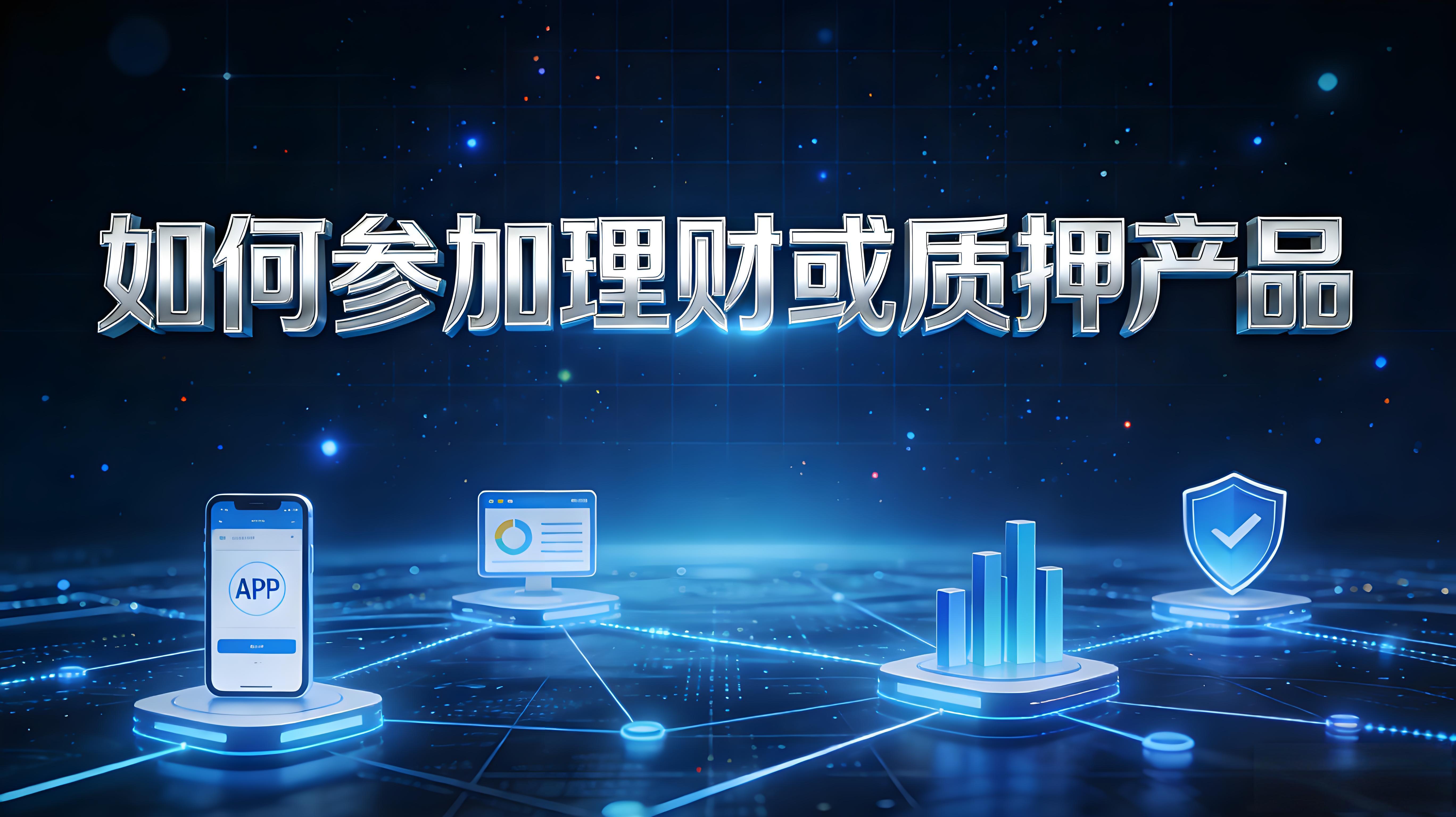 理财、质押怎么参与？